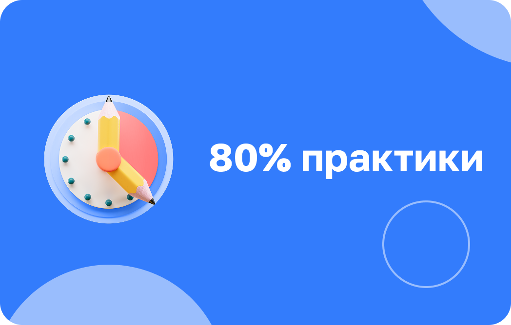 80% практики